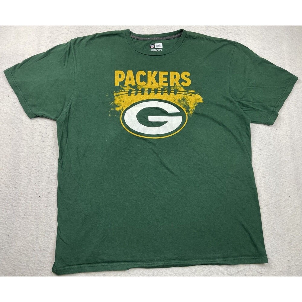 Green Bay Packers NFL Team Apparel Men's Size 2XL Short Sleeve Green T-Shirt